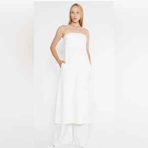 Ripley Rader Off-White Ponte Knit Perfect Dress Made in USA Size Medium NWT